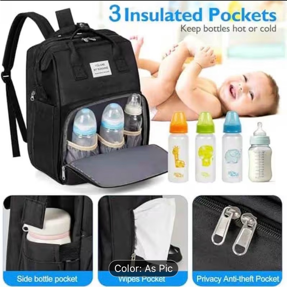 Backpack Diaper Bag - Picture 2 of 2